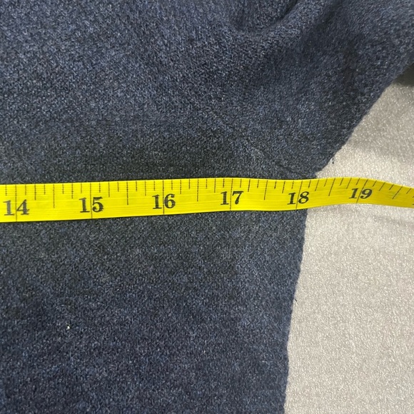 [UK12/US8]White Stuff Navy Long Sleeve Lamb Wool Cashmere Blend Knit Dress - Picture 8 of 10